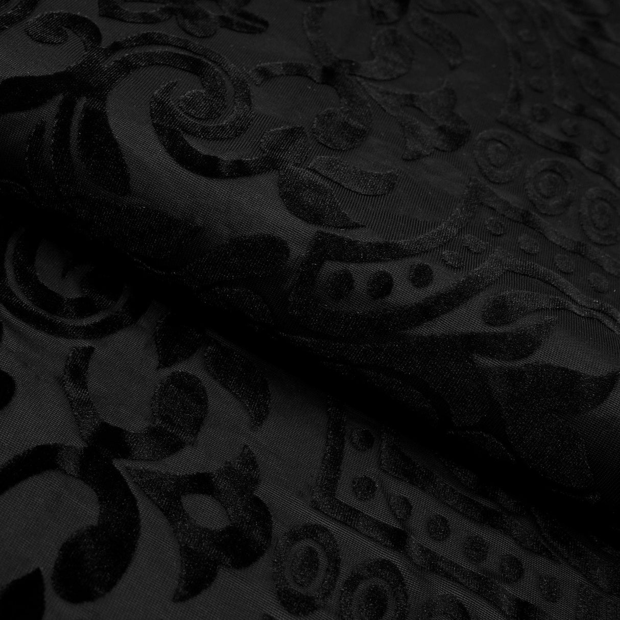 Stretch Velvet Burnout Fabric