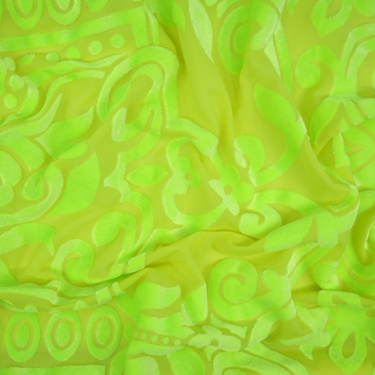 Stretch Velvet Burnout Fabric