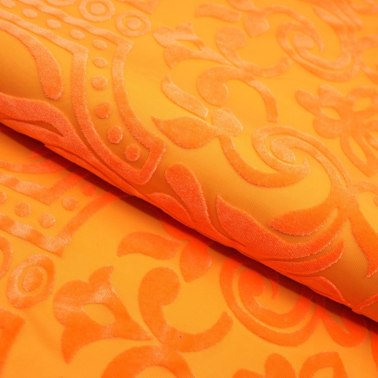 Stretch Velvet Burnout Fabric