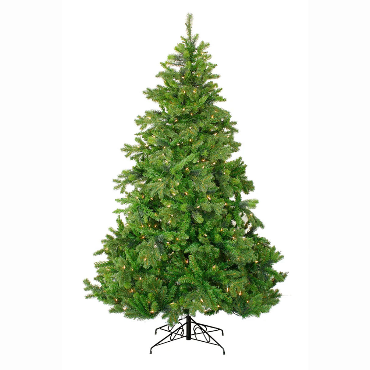 6 ft. Pre-Lit Tapered Salem Pine Christmas Tree with Warm White Lights