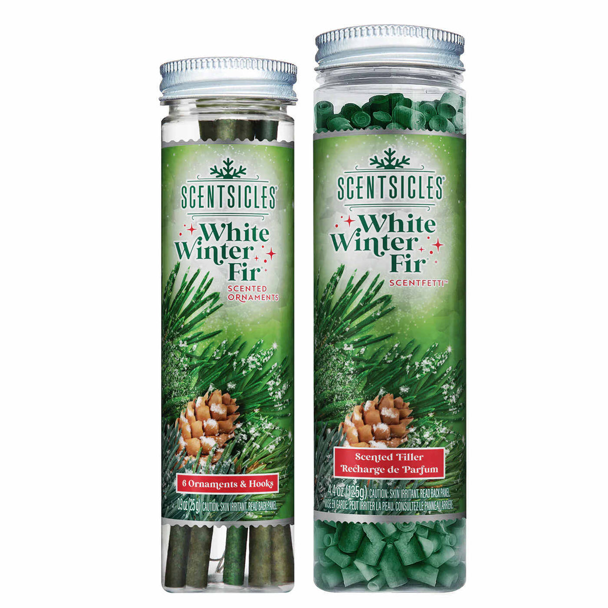 Scentsicles White Winter Fir Stick & Scentfetti Holiday Set