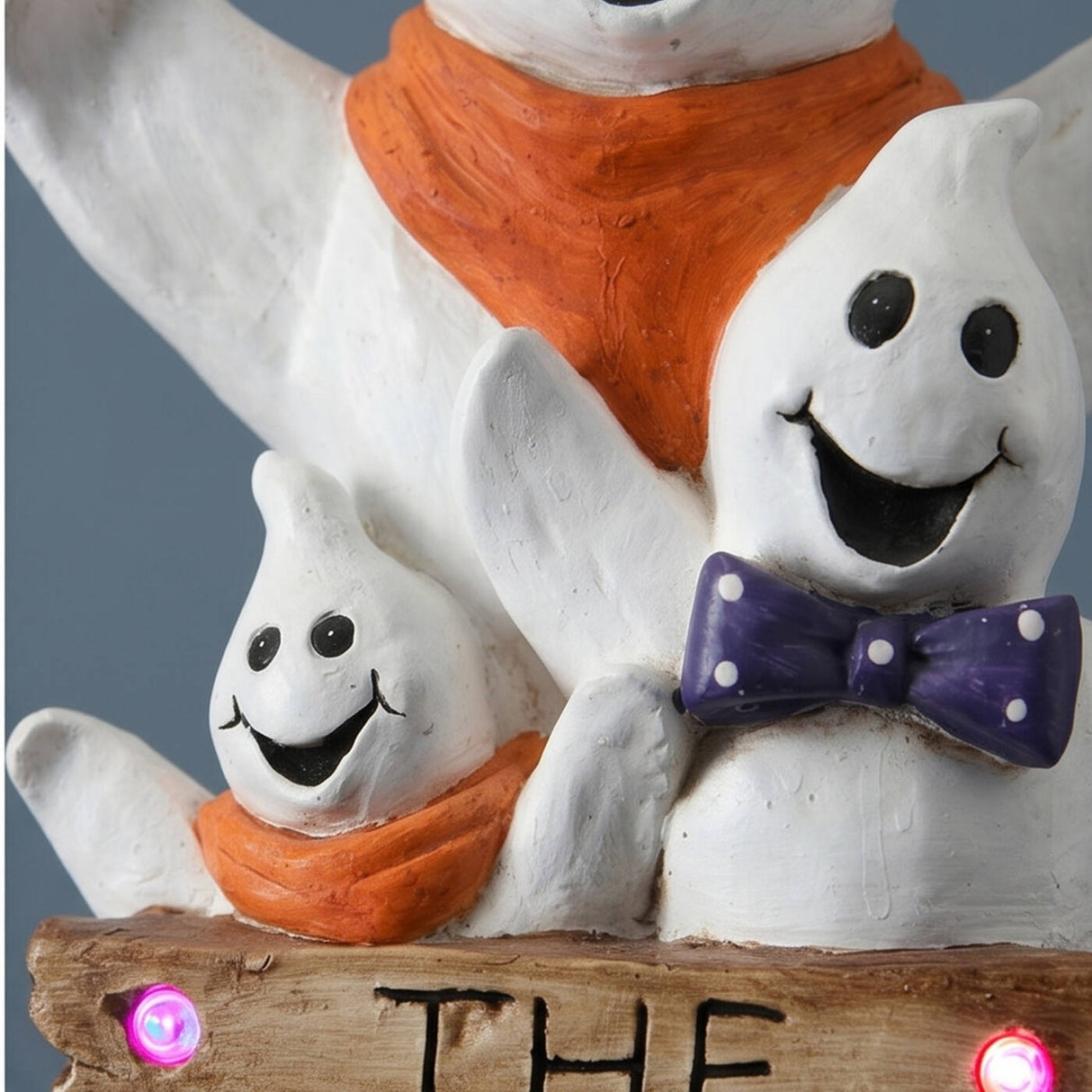 21IN Pre-Lit Boo Crew 3 Ghosts Table Decoration