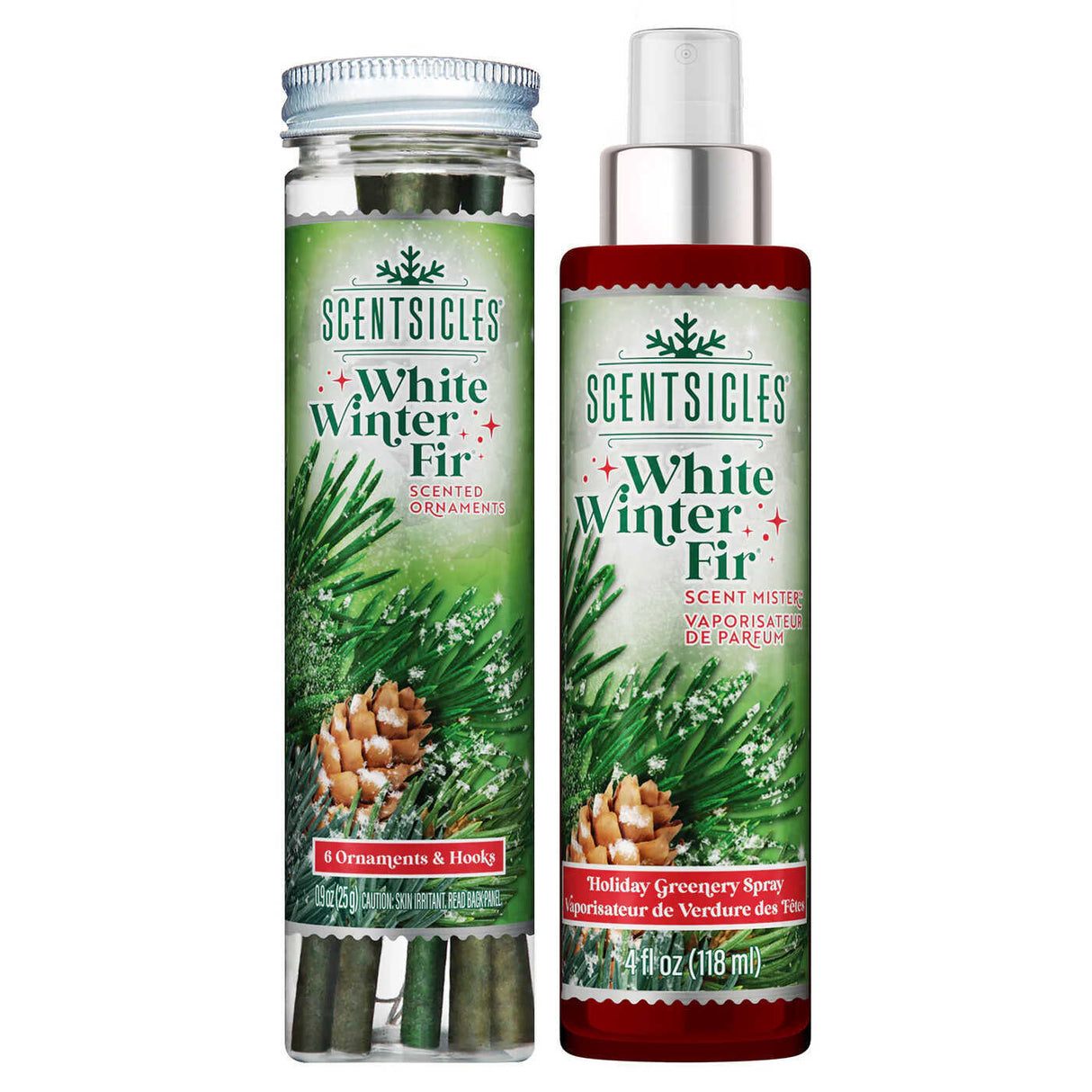 Scentsicles White Winter Fir Scent Sticks & Spray Set