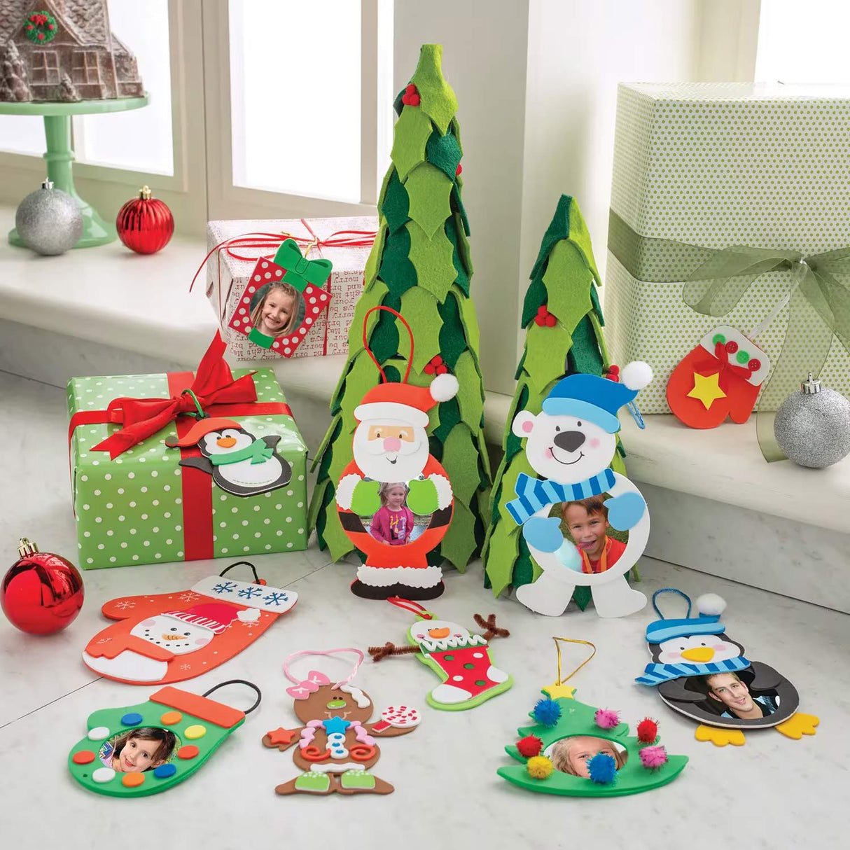 Bulk Christmas Ornament Craft Kit Assortment Makes 108