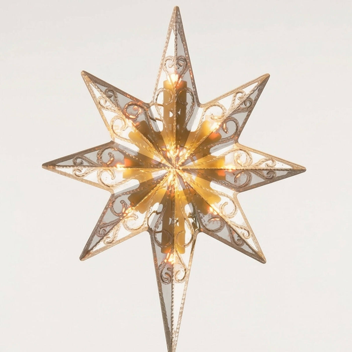 11IN Tree Top Star with Dual Color LED Lights