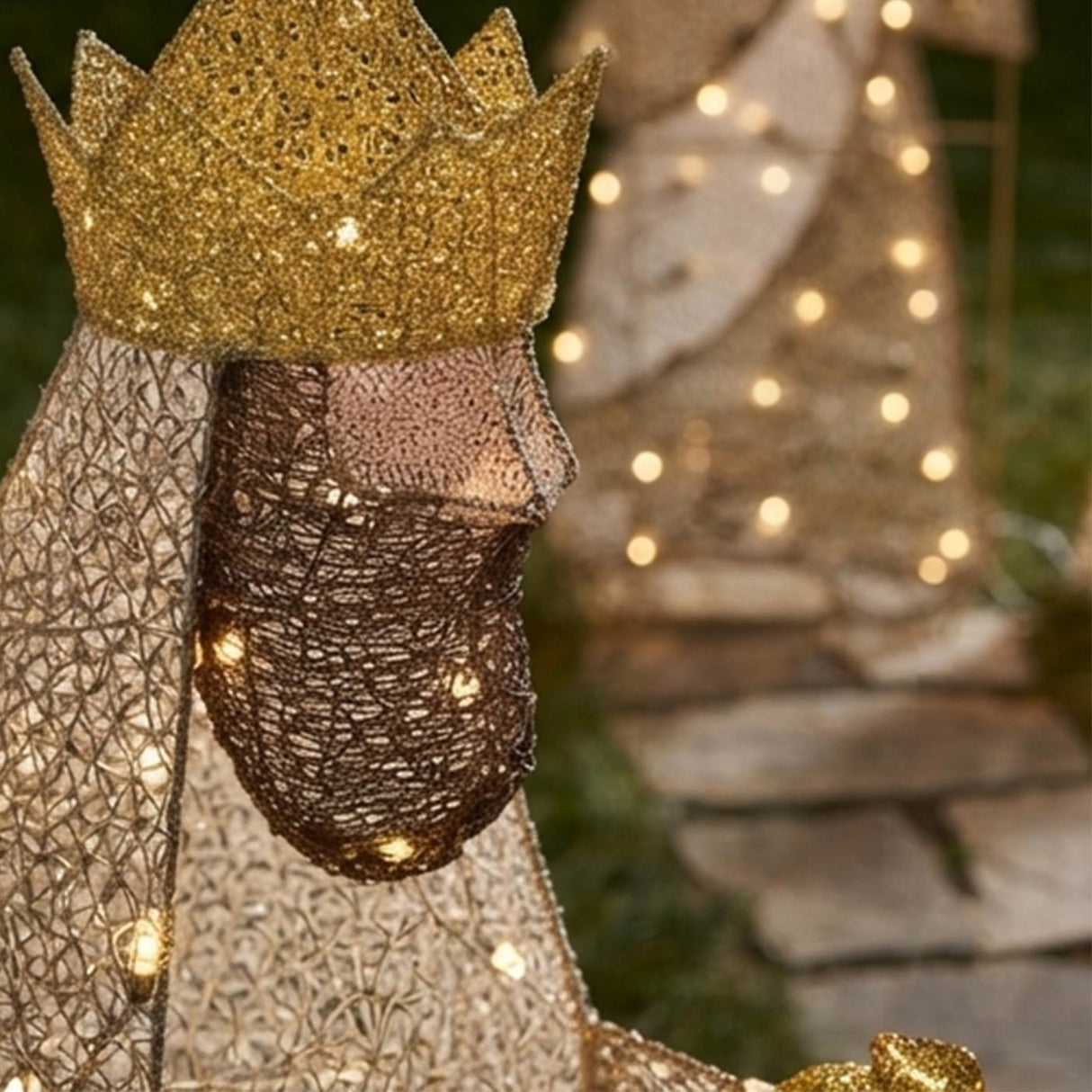 42IN Three Wisemen LED Lighted Christmas Decoration Set Plug-In