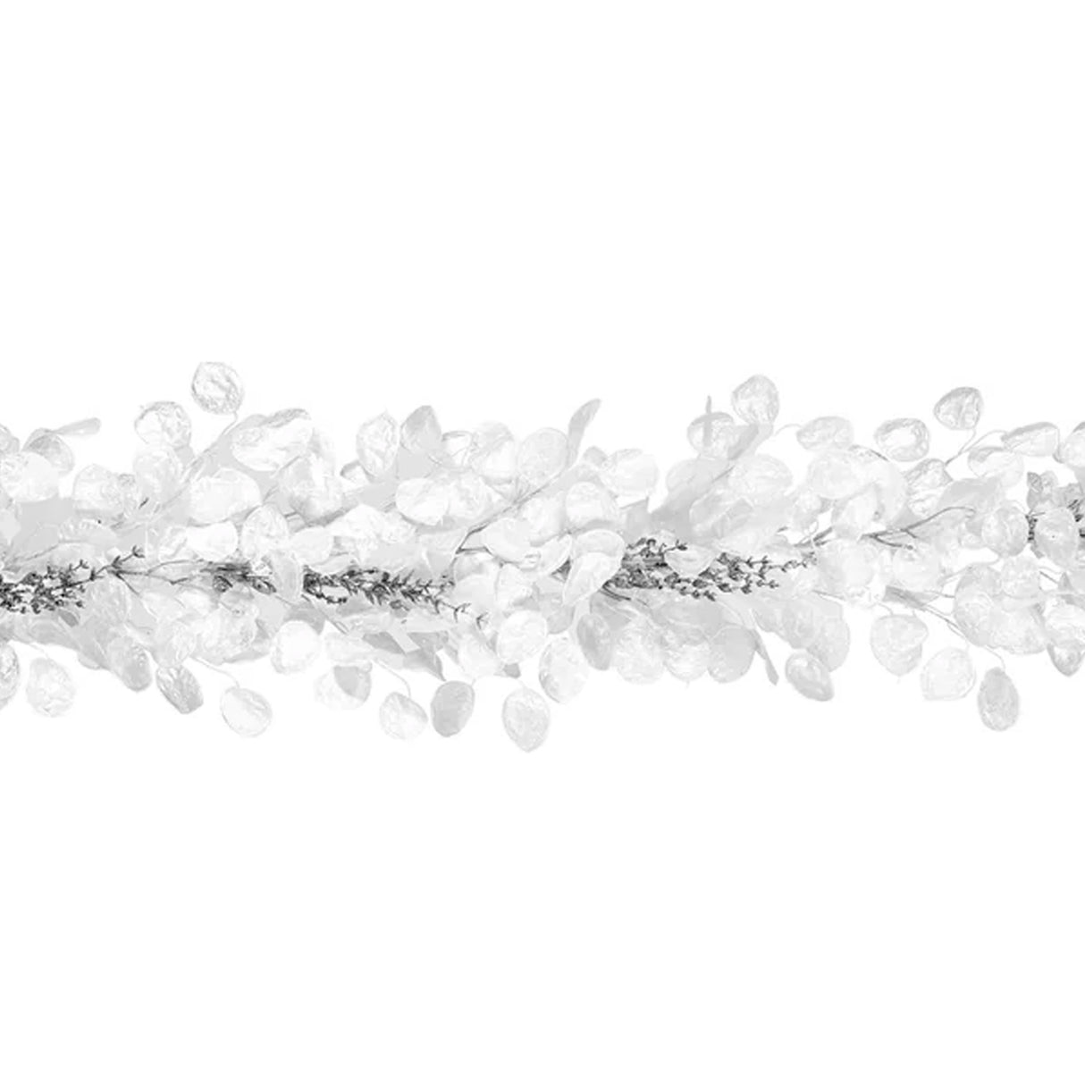 Winter Frost White Garland, 4 Foot Decorative Holiday Garland