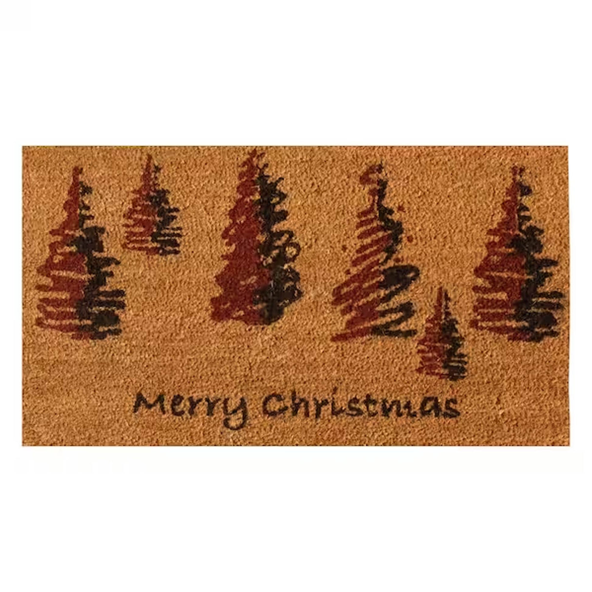 18x30 Inch Merry Christmas Santa’s Favorite Coir Door Mat Holiday Welcome Mat