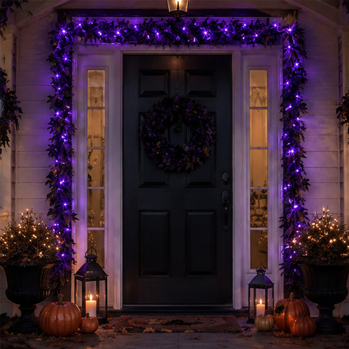 6 ft. Halloween “Scare in the Air” Garland with LED Lights