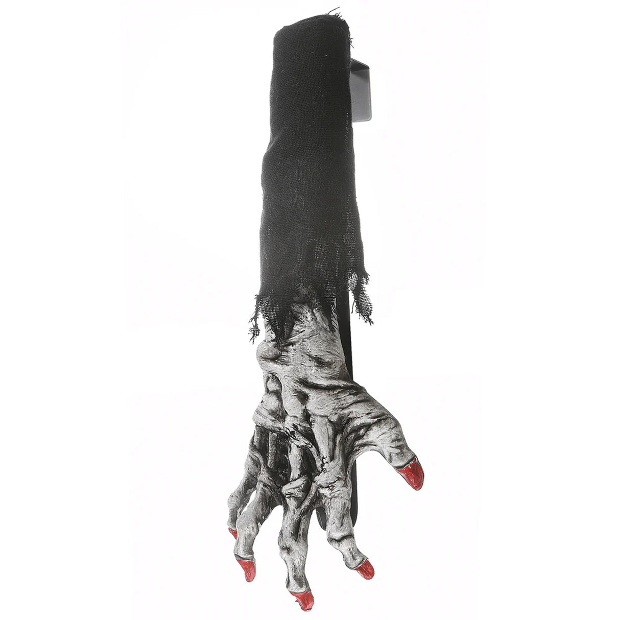 18 in. Halloween White Zombie Arm and Hand Wreath Hanger