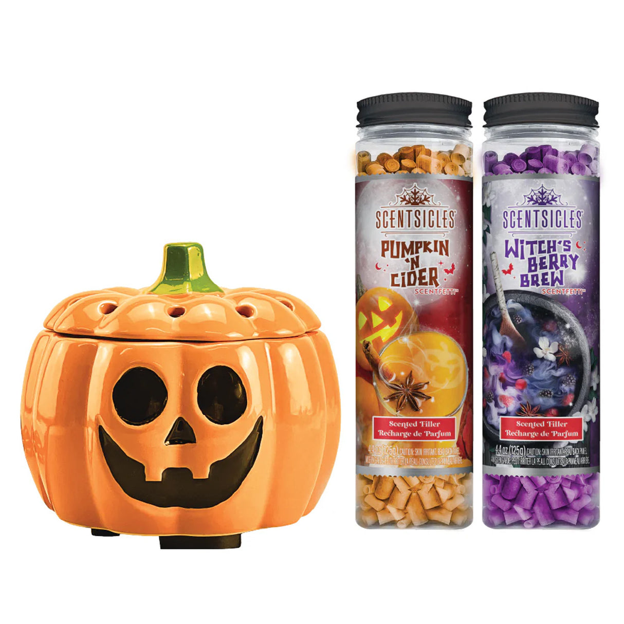 Scentsicles Pumpkin Warmer Scentfetti Witch’s Berry Brew Pumpkin Cider 3 Pack