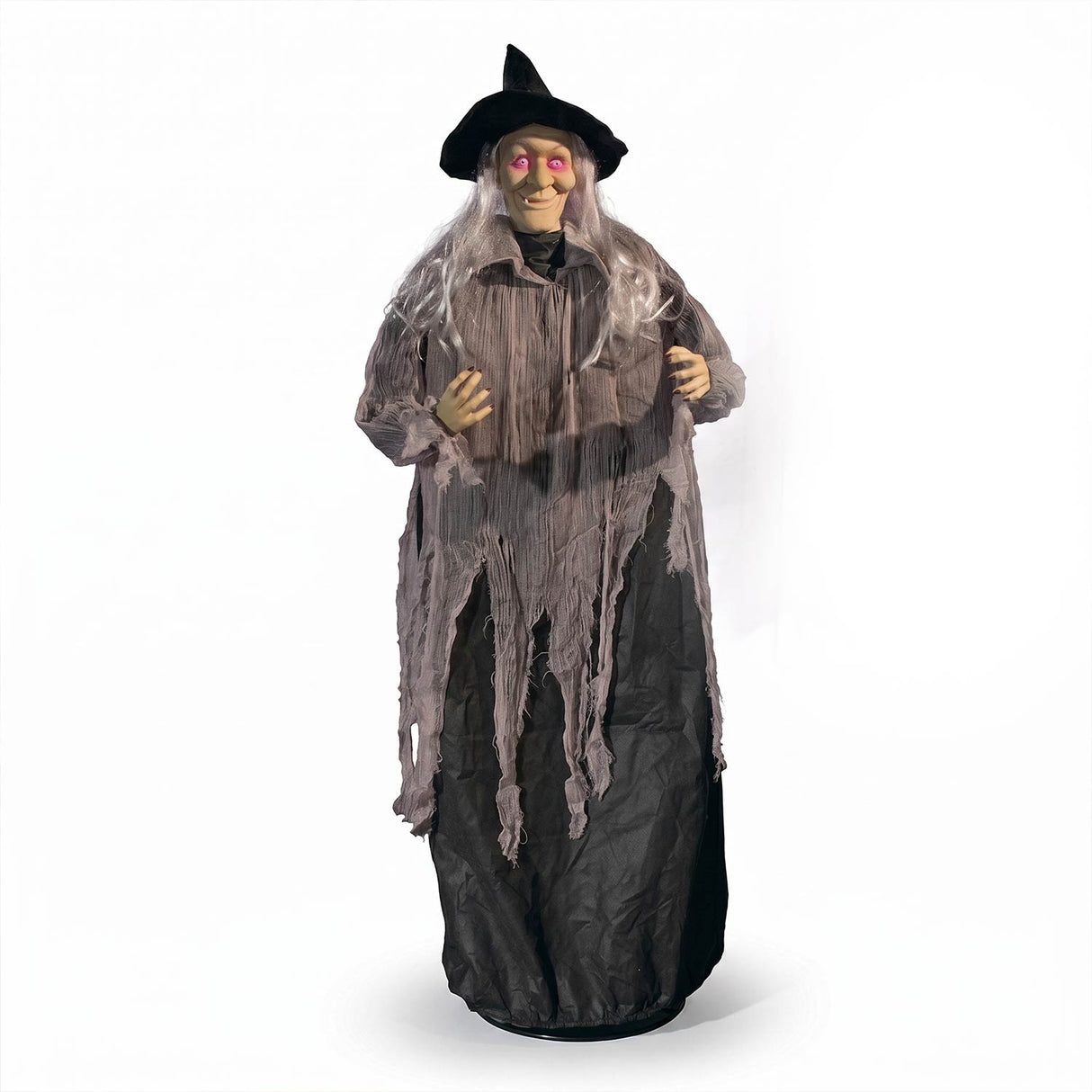 59" x 54" Floating Witch Animated Halloween Decoration