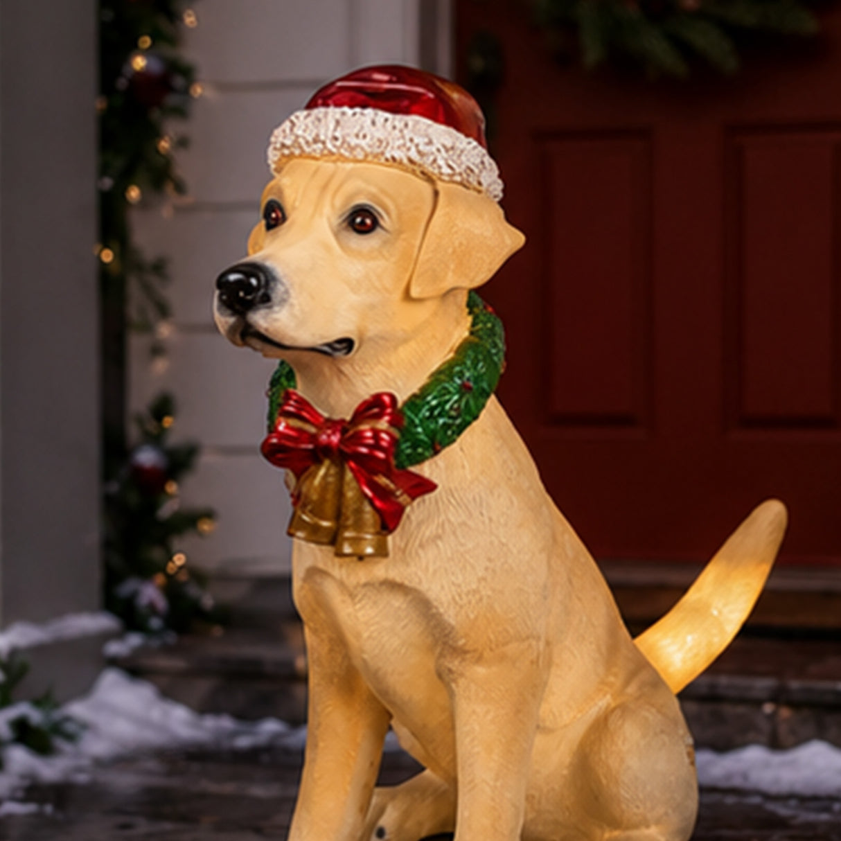 28IN Motion Activated Labrador Retriever with LED Lights