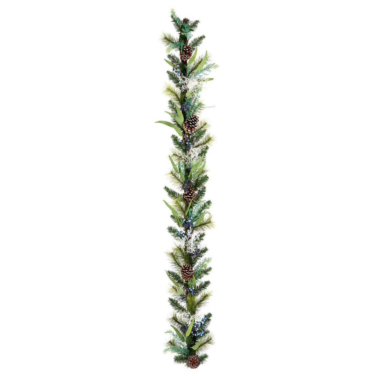 Blueberry Fields Garland, 6 Foot Decorative Christmas Garland