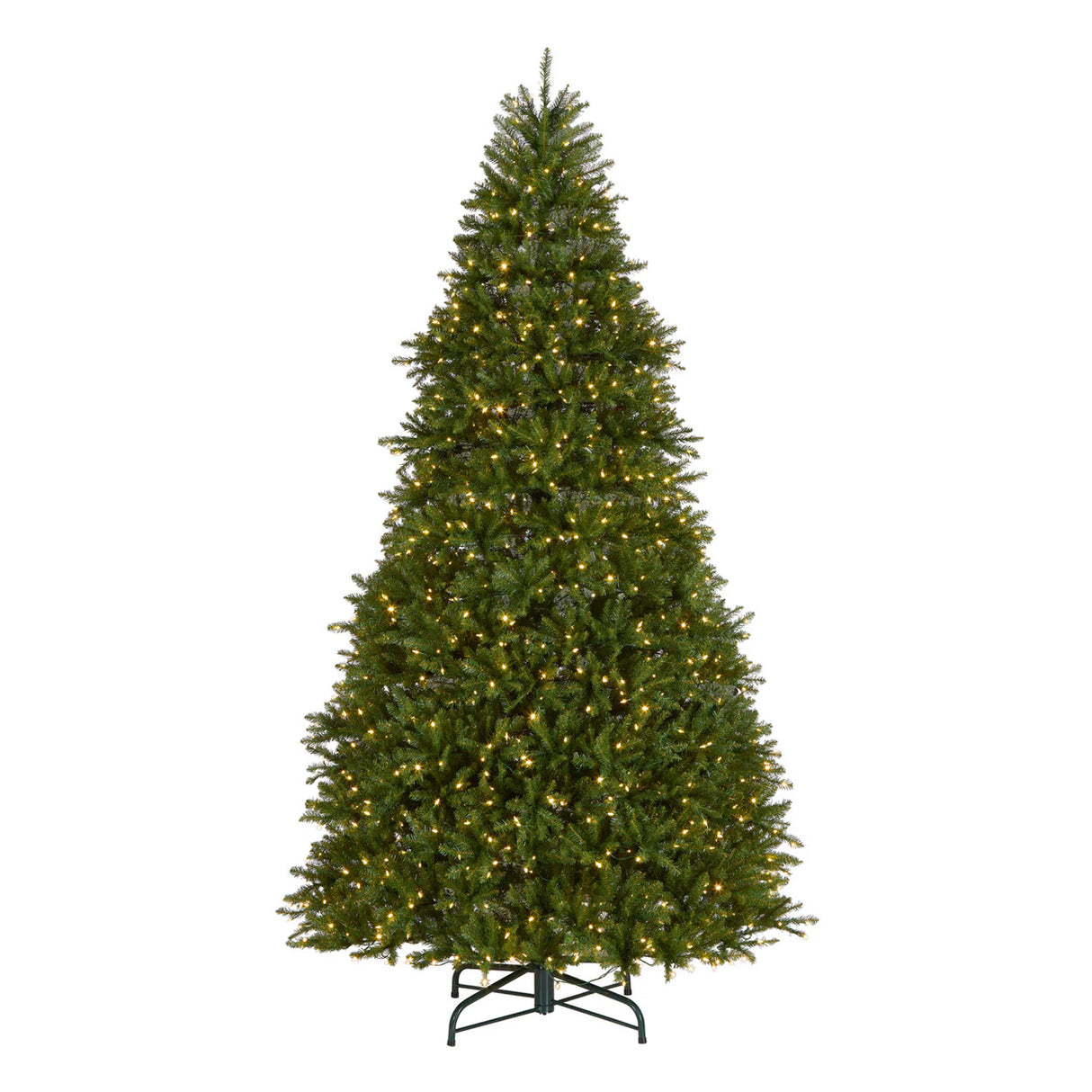 10ft Pre-Lit Dunhill Fir Artificial Christmas Tree with Dual Color LED Lights