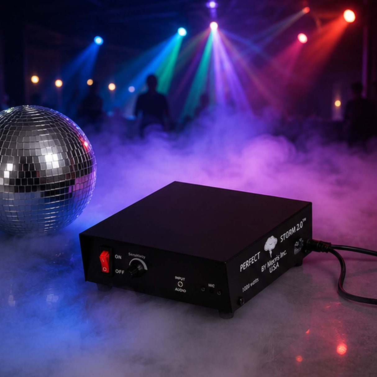 Perfect Storm Special Effects Machine – Sound Activated Thunder & Lightning Controller