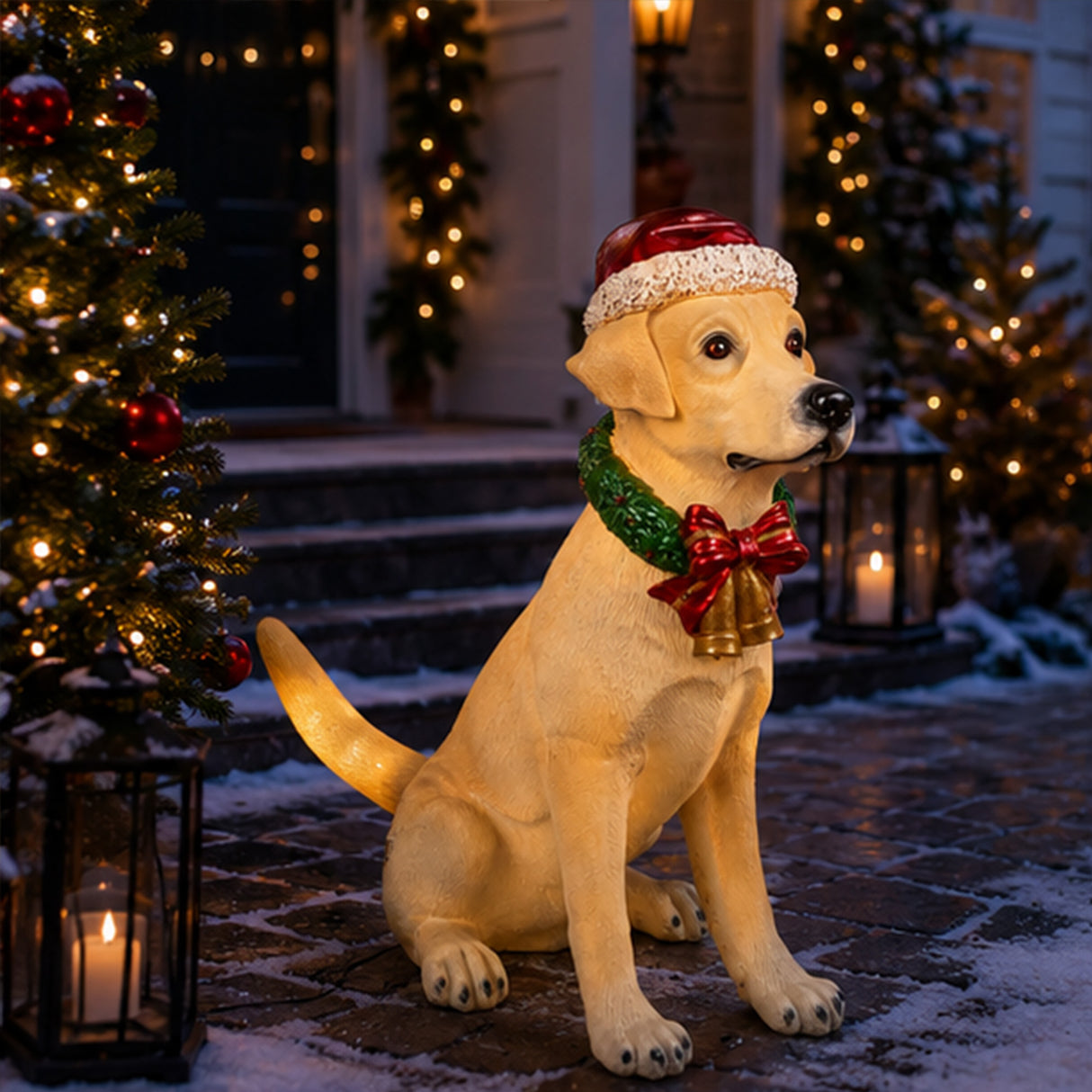 28IN Motion Activated Labrador Retriever with LED Lights