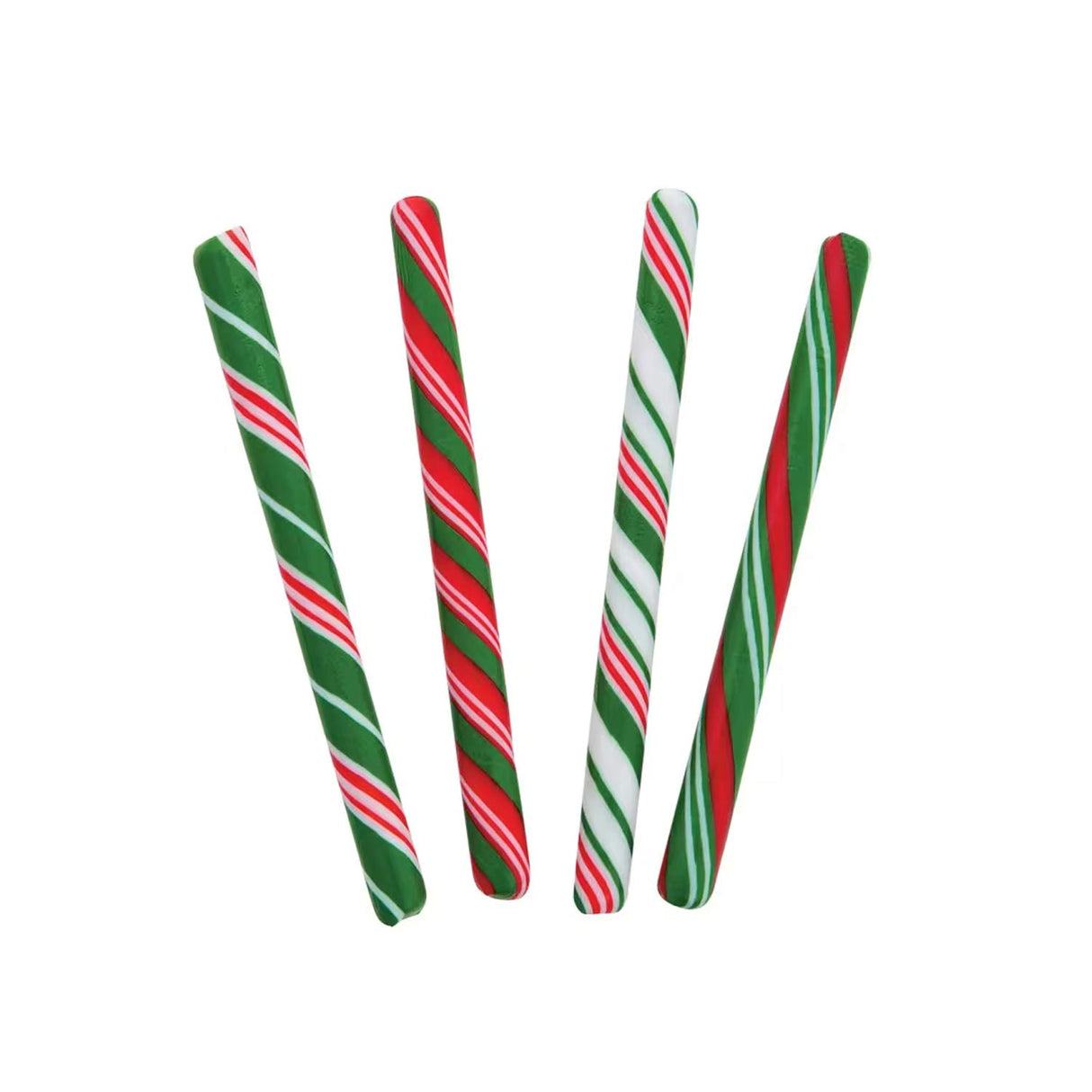 4.5" Christmas Apple & Cherry Hard Candy Sticks – 80 Pc (2 lbs Bulk Pack)