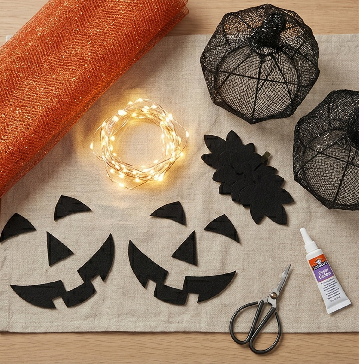 15 in. 3-Piece Halloween Pre-Lit Happy Jack-O-Lantern Trio with LED Lights Plug-In