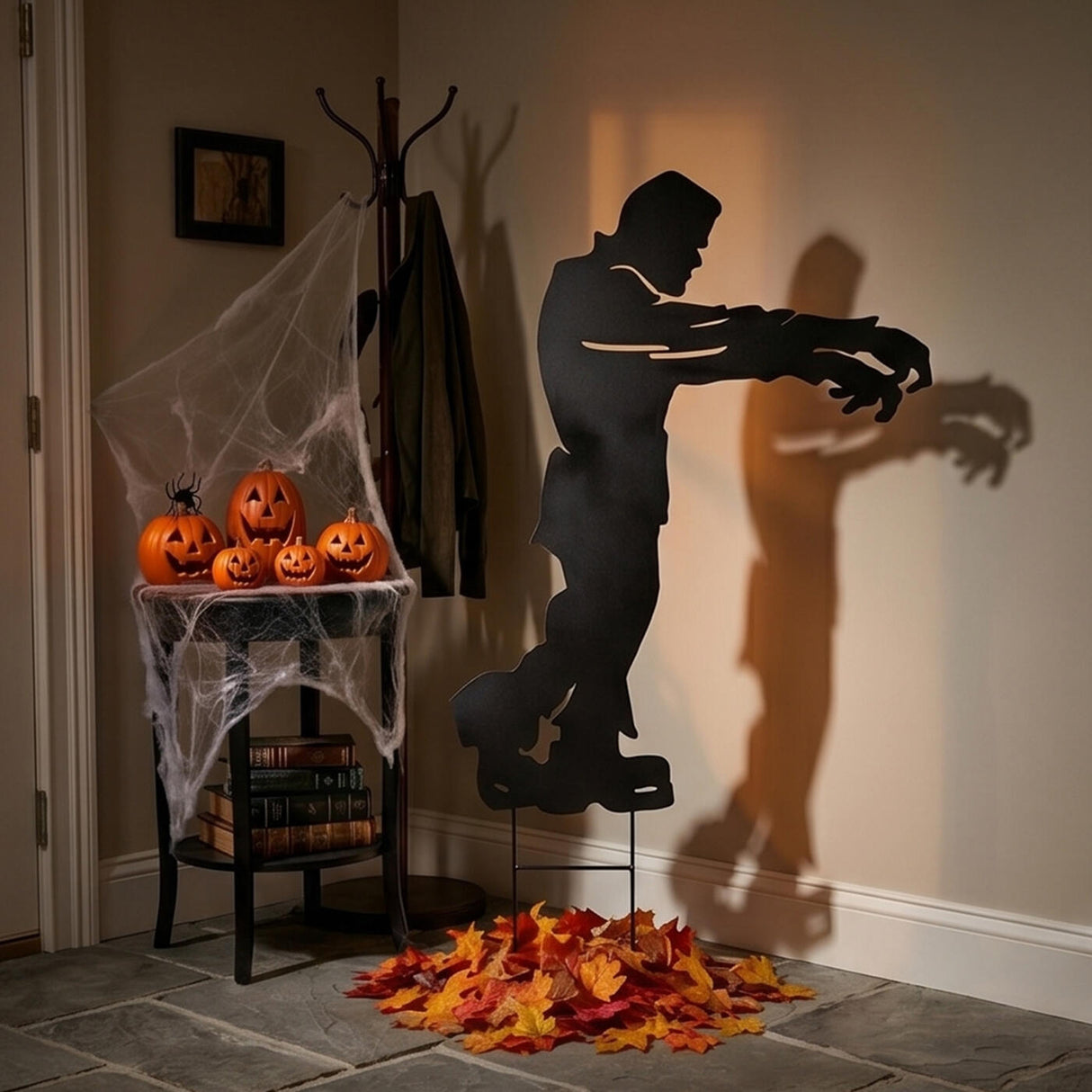 4 ft Frankenstein Halloween Lawn Stake Outdoor Garden Decor