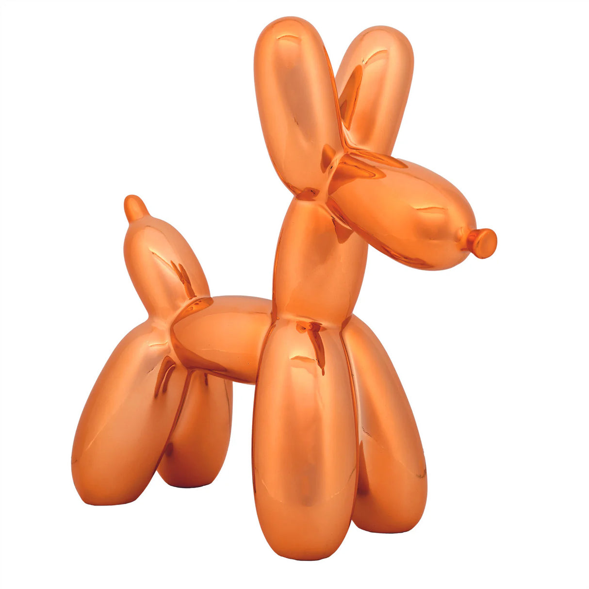 11IN Orange Balloon Dog Figurine Halloween Table Decor