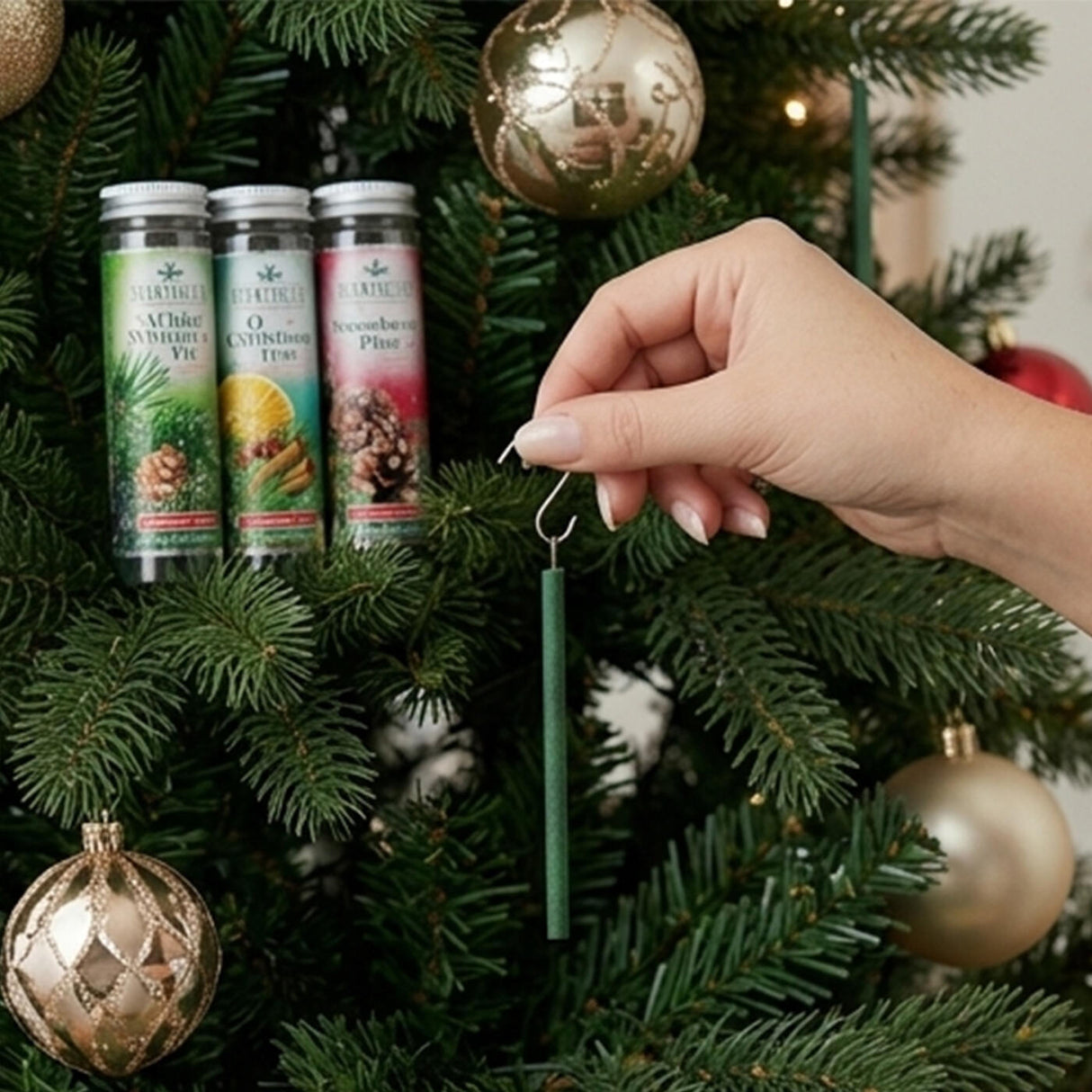 Scentsicles Holiday Scented Ornament Sticks 3 Fragrance Pack