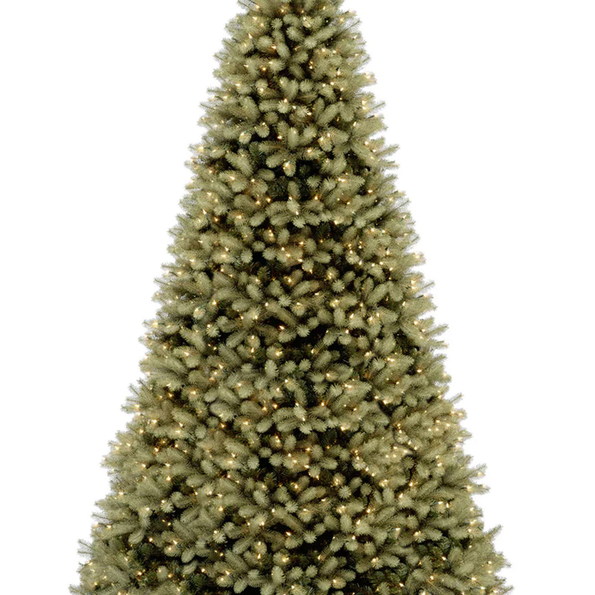 9ft Pre-Lit Downswept Douglas Fir Christmas Tree with Dual Color LED Lights