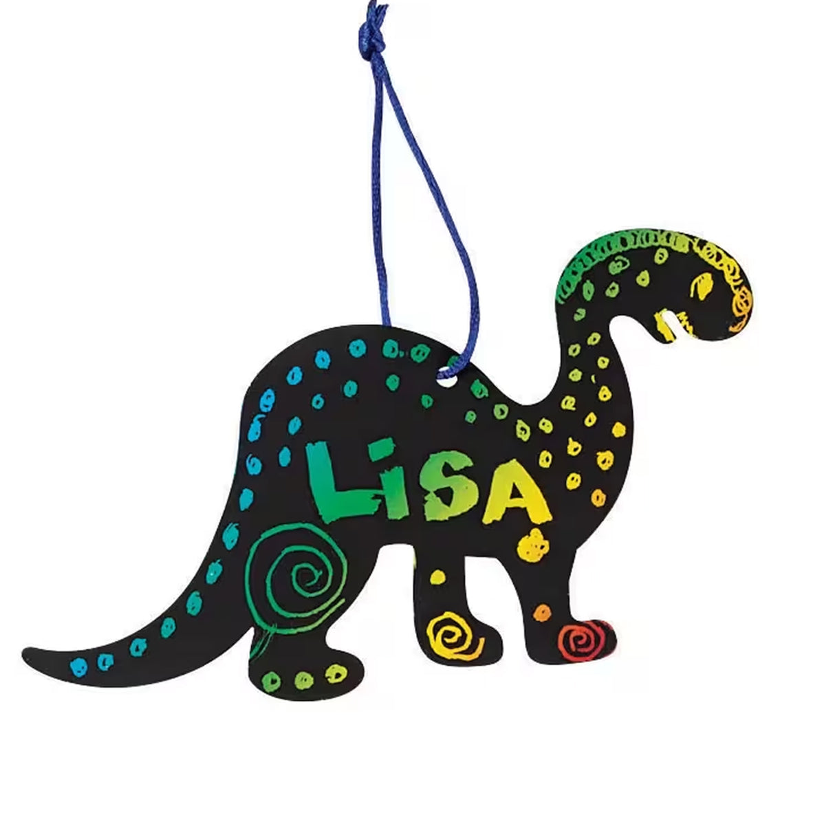 Magic Color Scratch Dinosaur Ornament Craft Kit 24 Pack