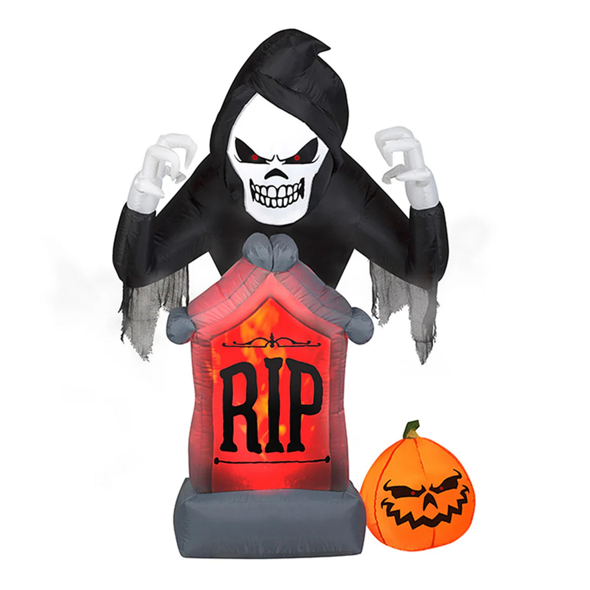 6FT Inflatable Shaking Grim Reaper Halloween Decoration