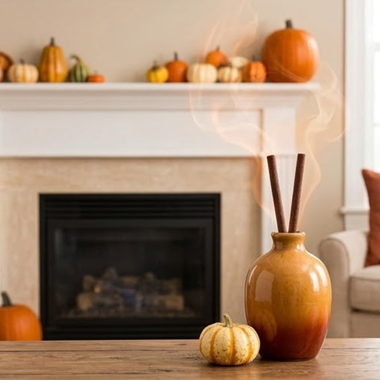 Scentsicles Autumn Apples & Pumpkin Cider Scented Sticks 2 Pack