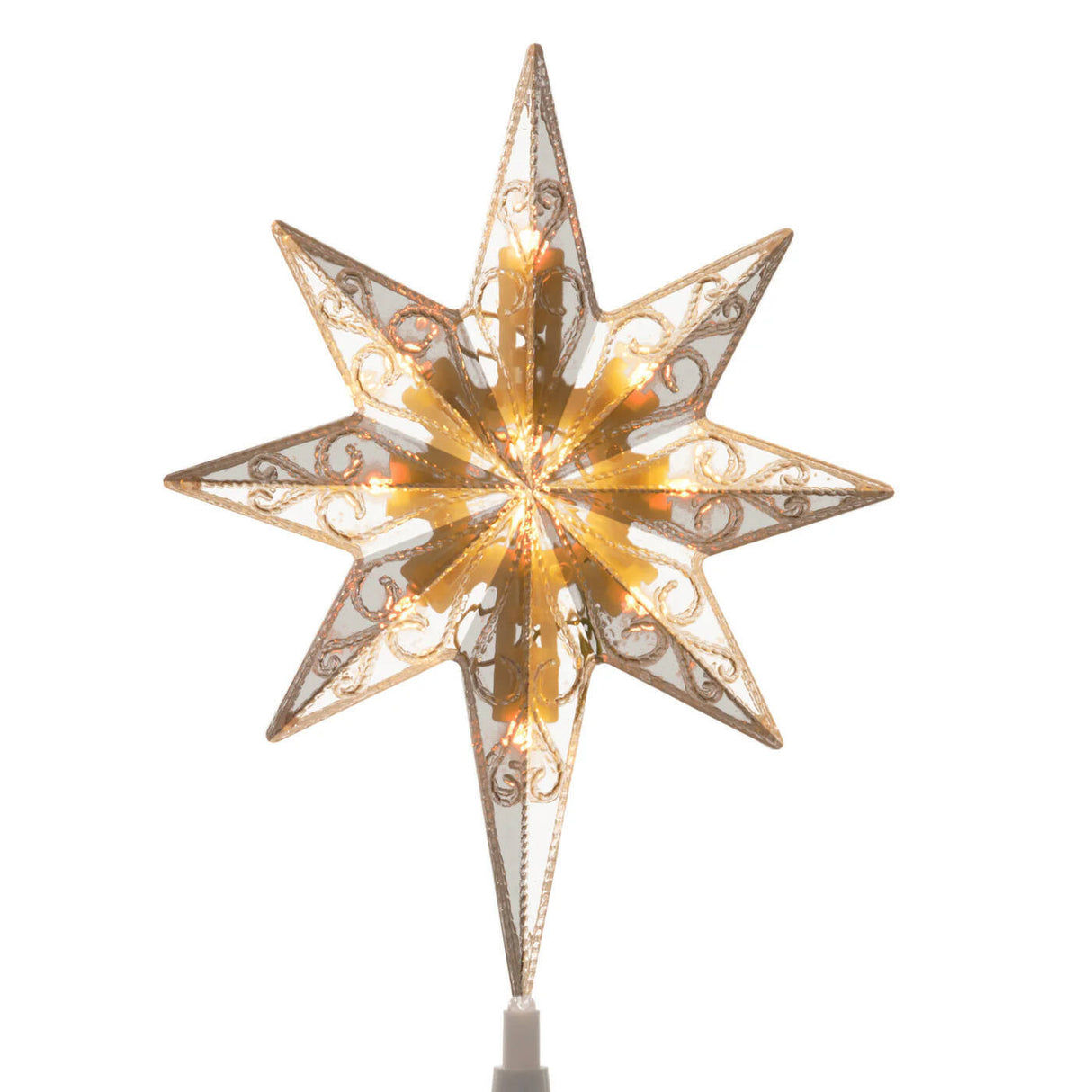 11IN Tree Top Star with Dual Color LED Lights