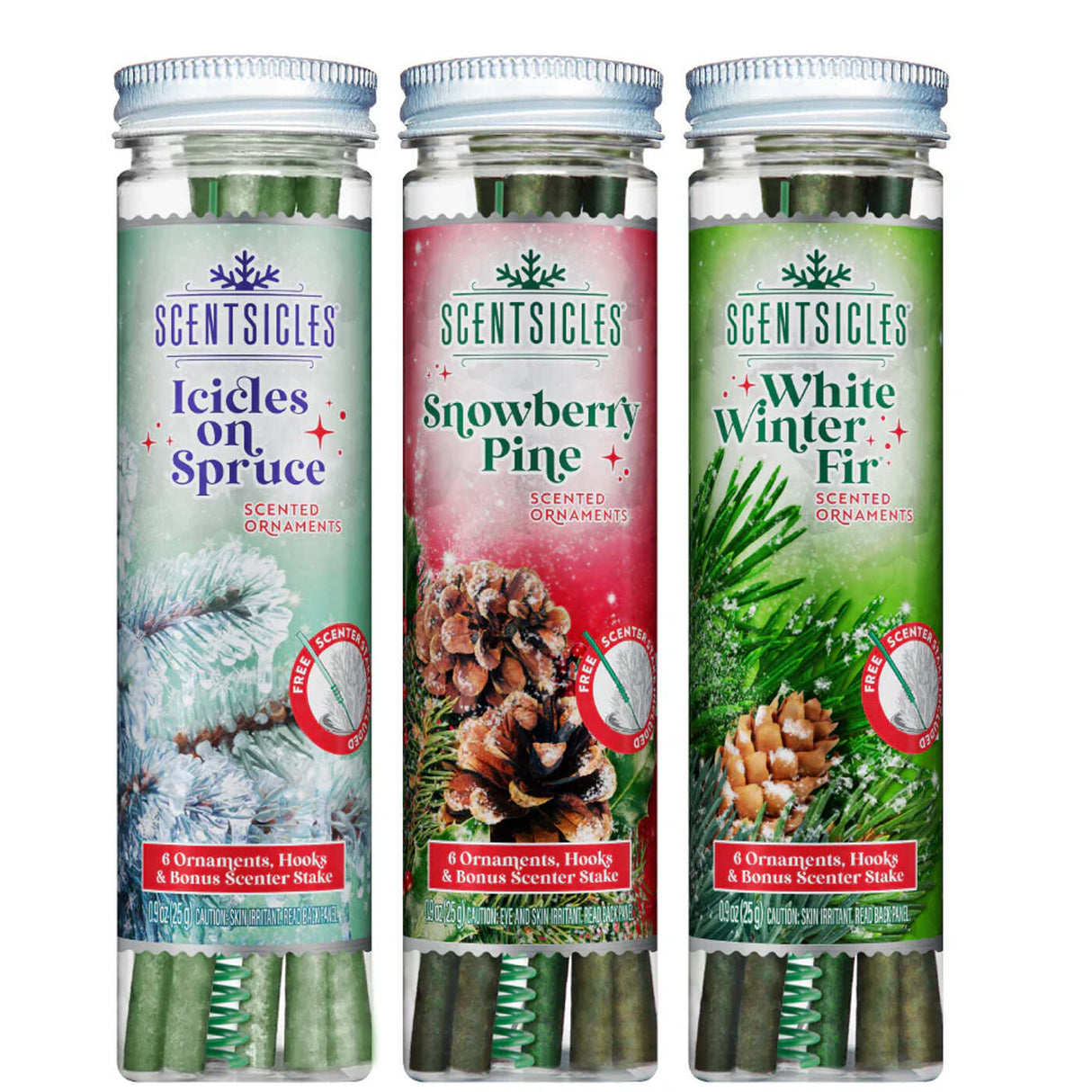 Scentsicles Scented Ornament Sticks Holiday Fragrance Set