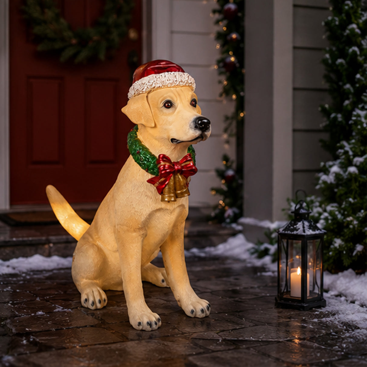28IN Motion Activated Labrador Retriever with LED Lights