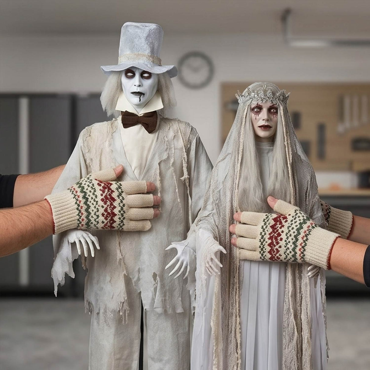 Mr. & Mrs. Rot Standing Halloween Decorations – 2 Pc Set