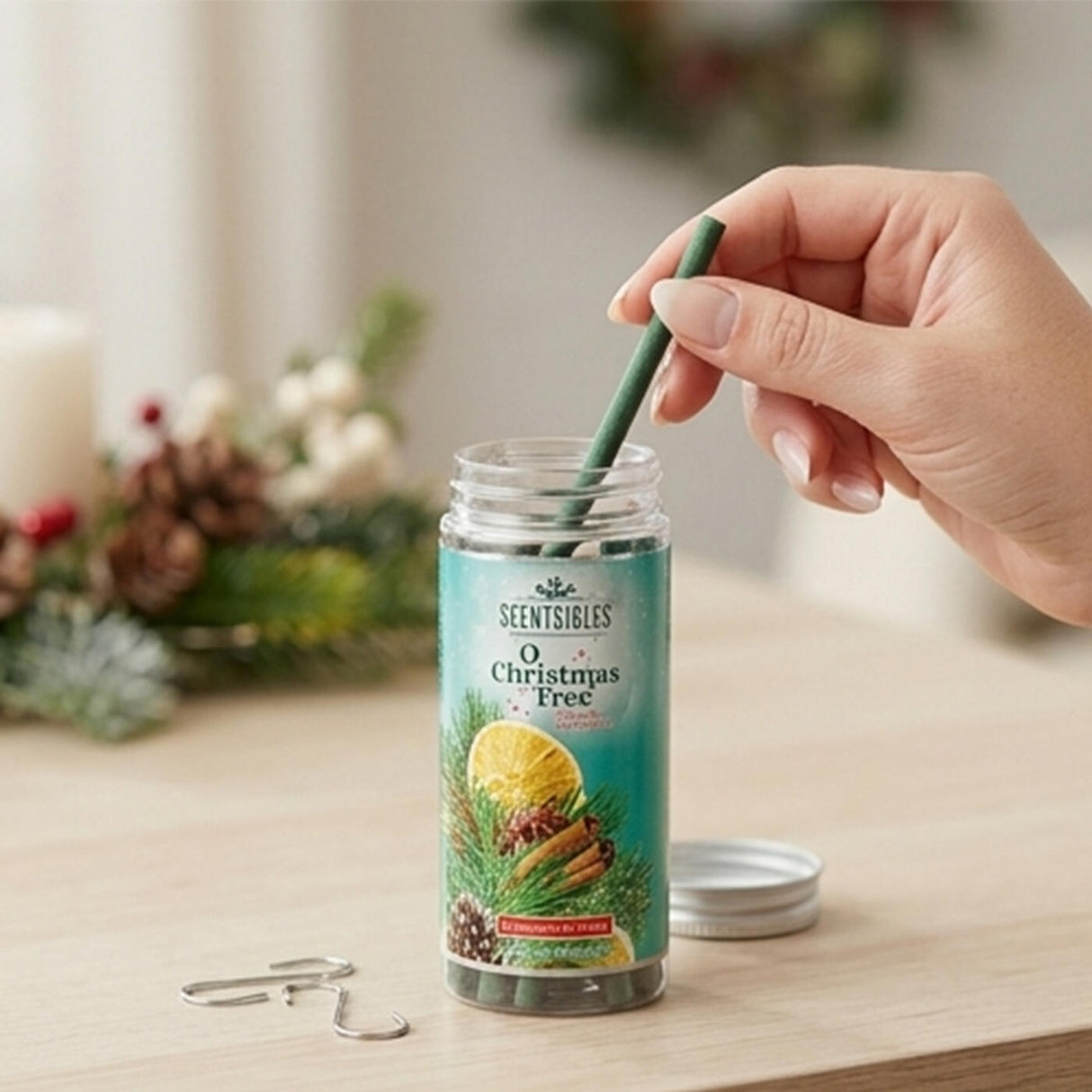 Scentsicles Holiday Scented Ornament Sticks 3 Fragrance Pack