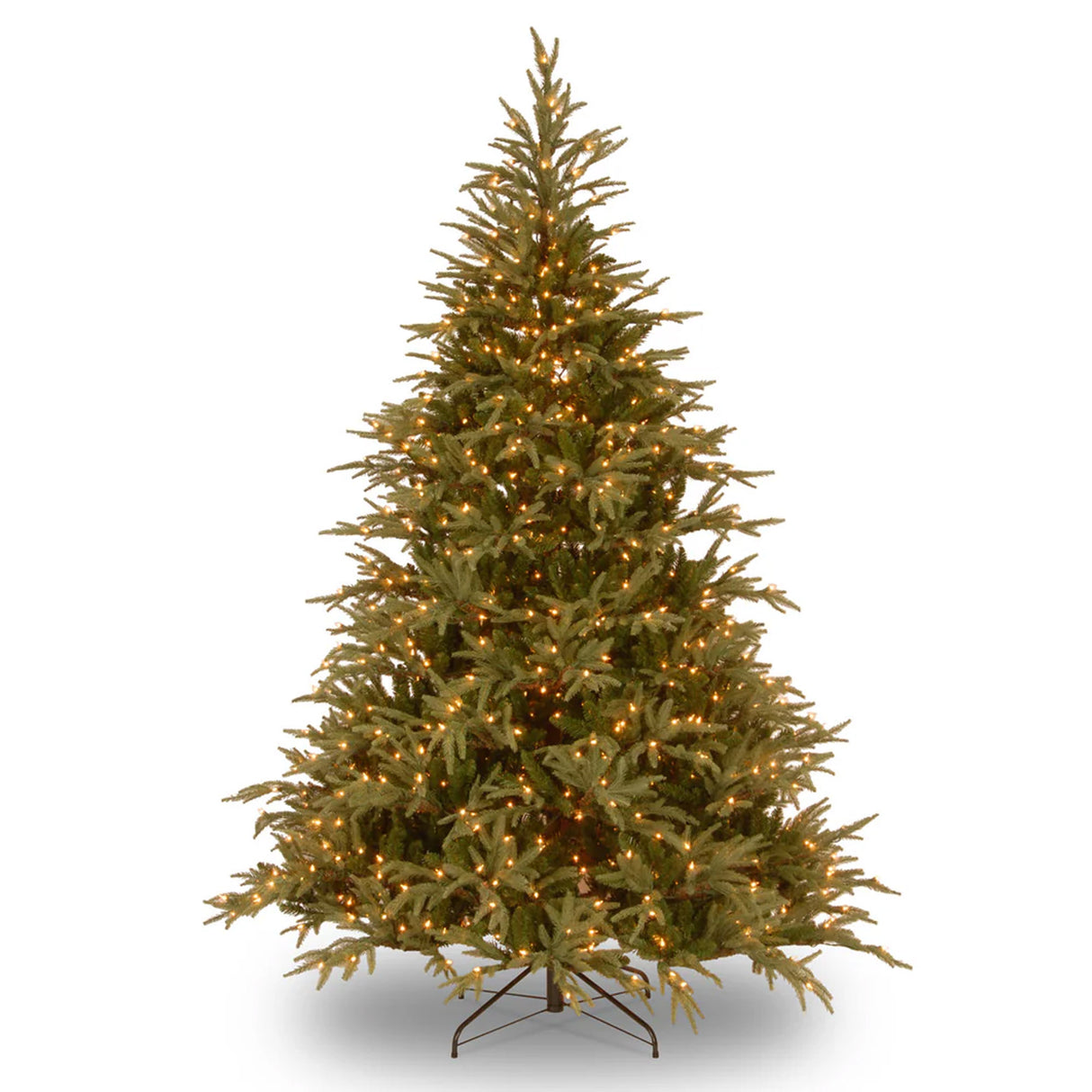 9ft Pre-Lit Fraser Grande Christmas Tree with Dual Color LED Lights