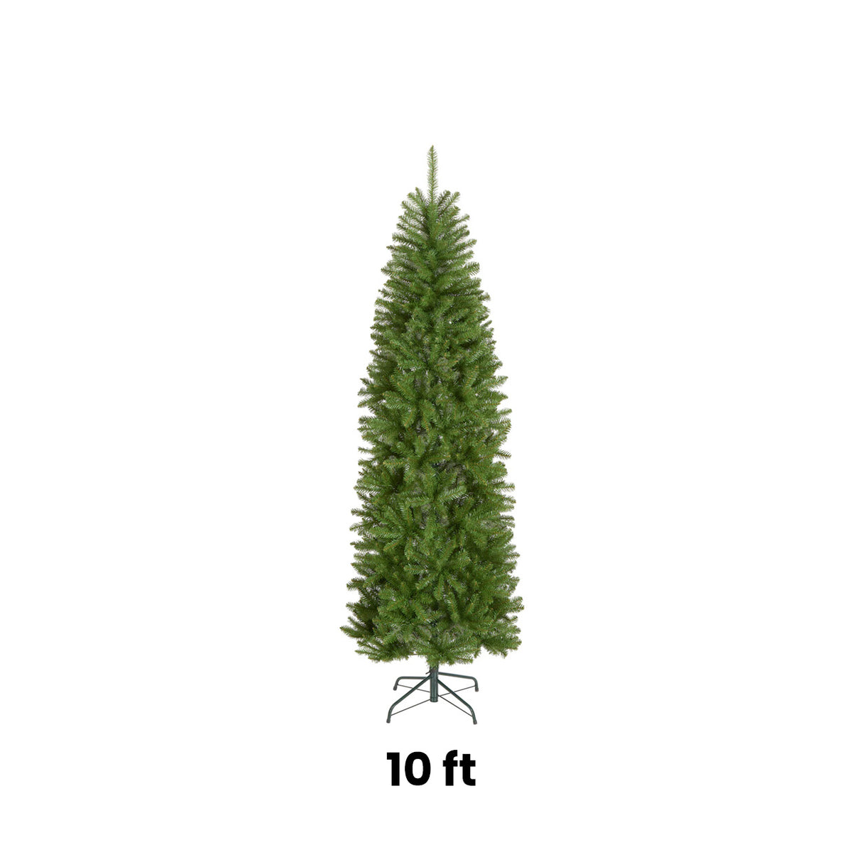 10ft Kingswood Fir Pencil Slim Artificial Christmas Tree (Unlit)