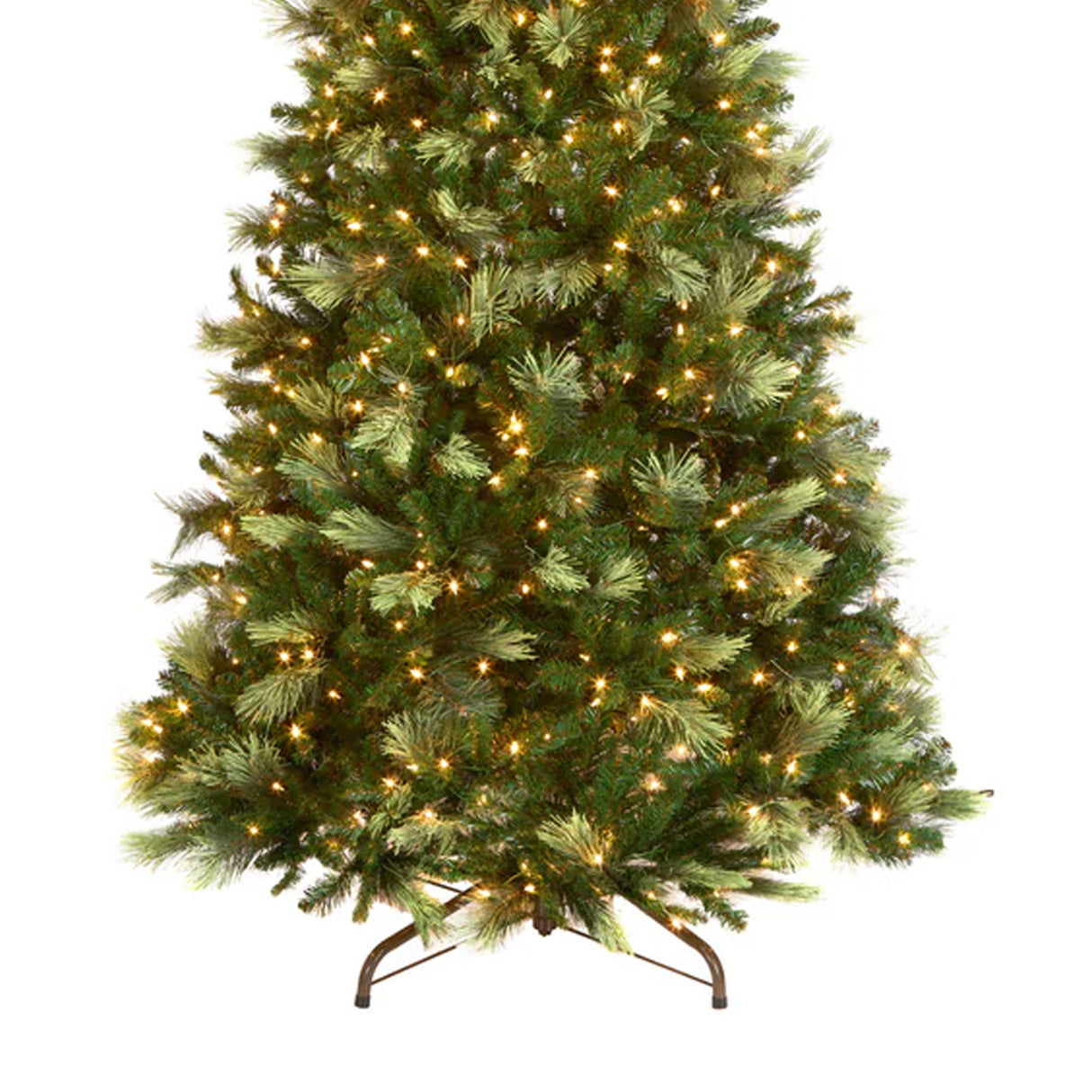 9ft Pre-Lit Charleston Pine Christmas Tree with Clear Lights