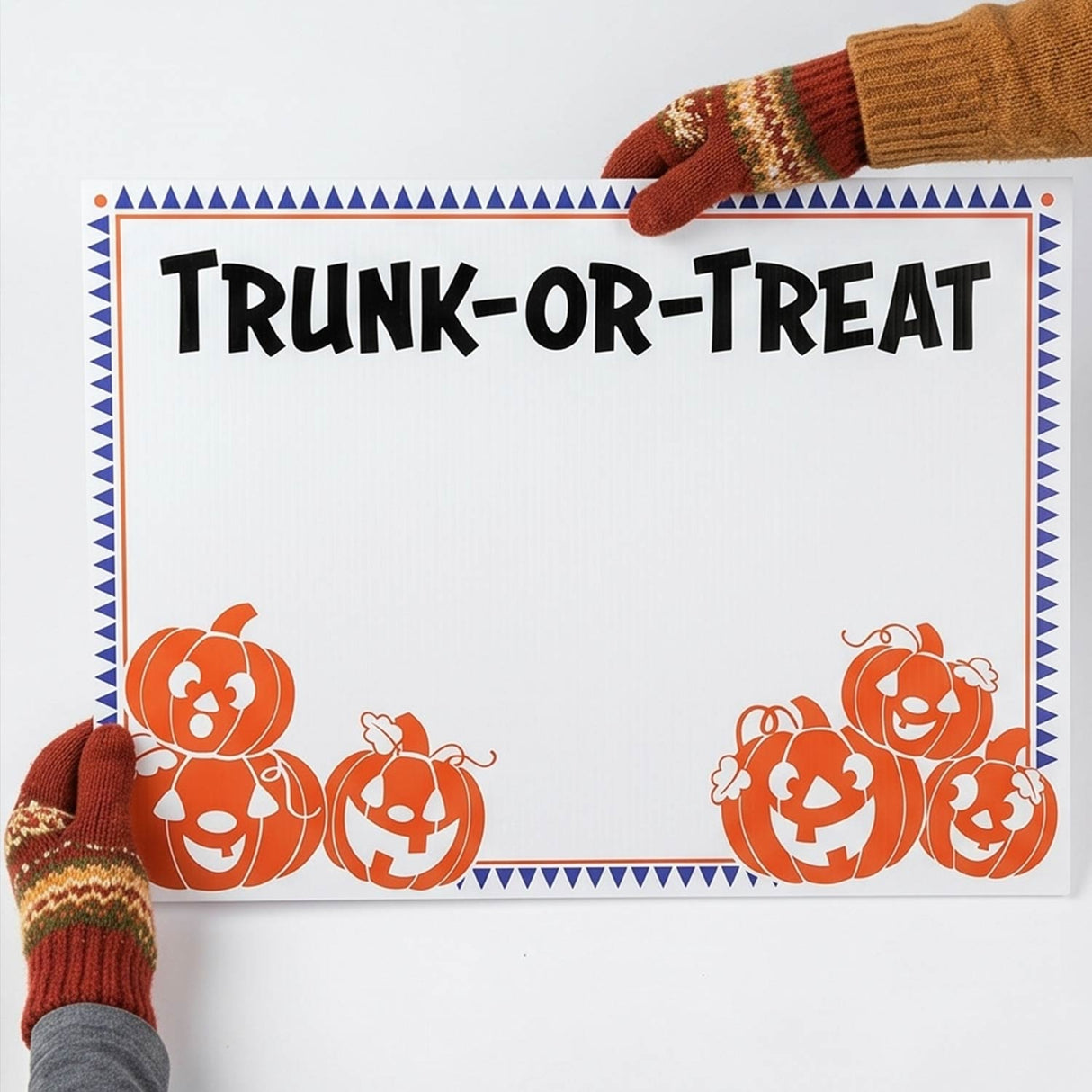 24" x 16" Personalized Trunk-or-Treat Yard Sign