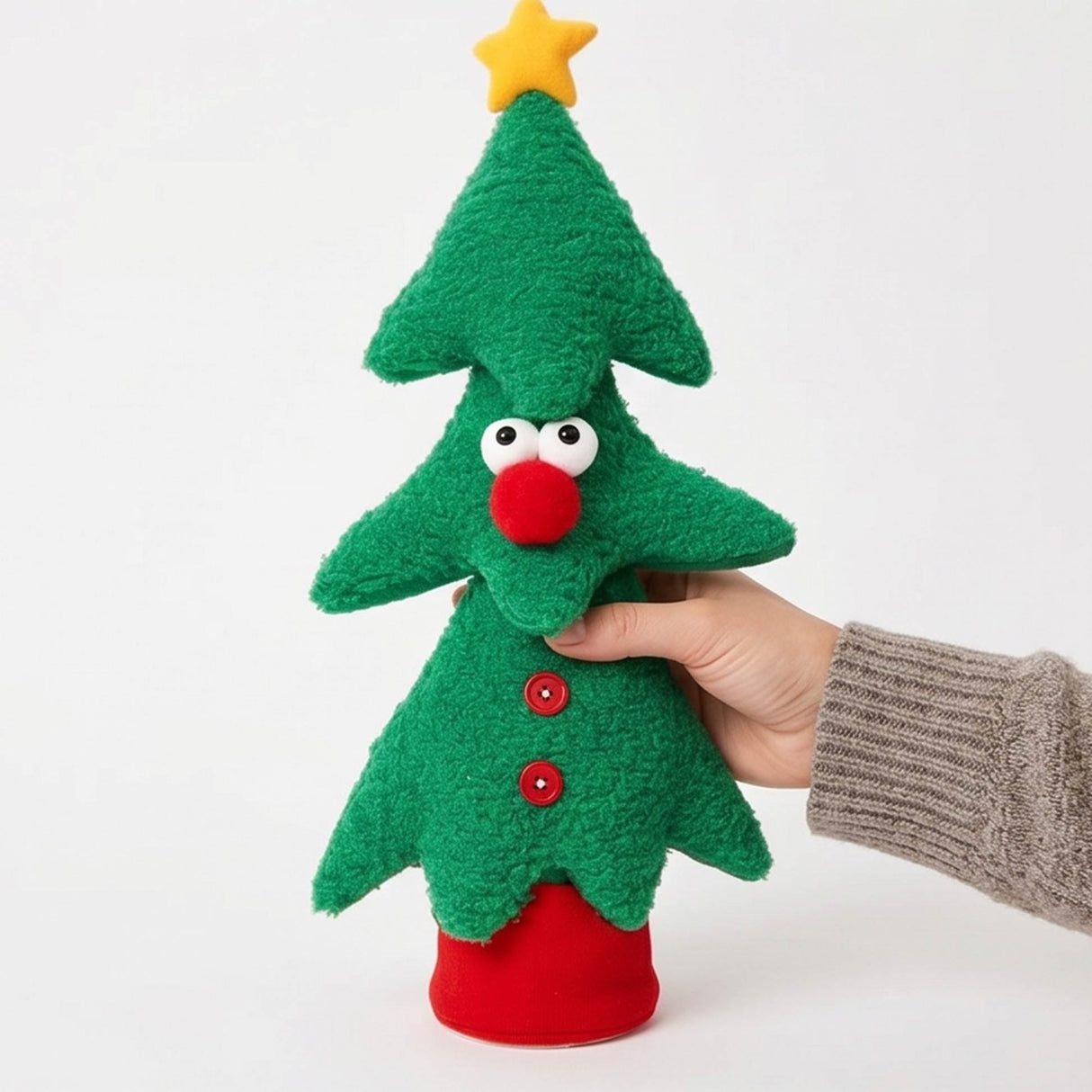 17 Inch Animated Singing Christmas Tree Holiday Decoration