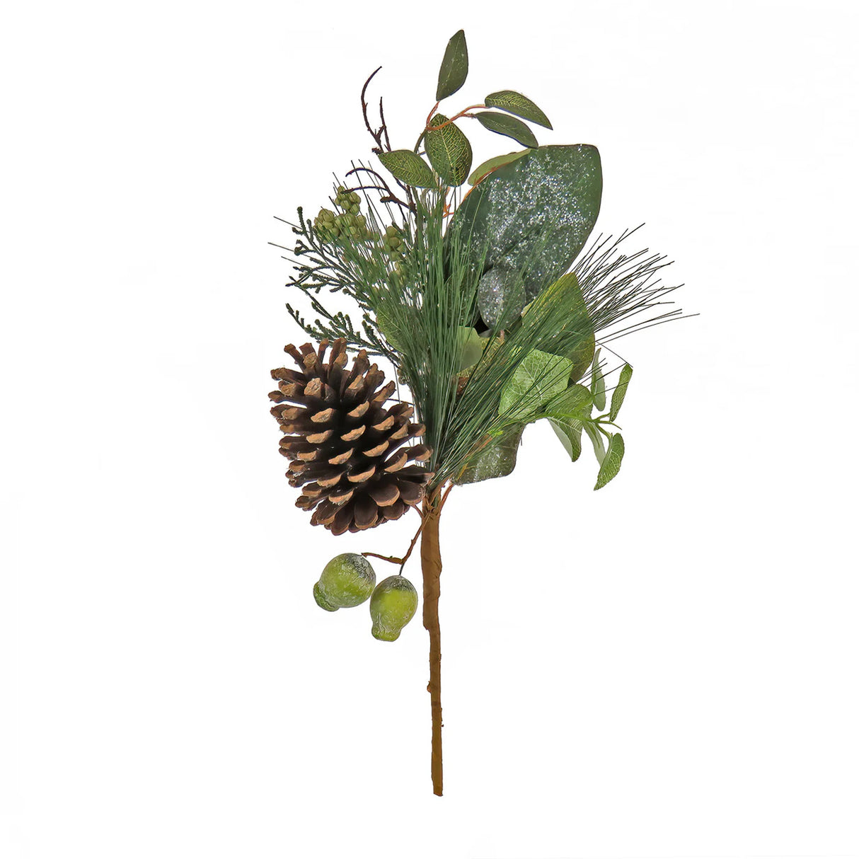 19in Pine Berry & Pinecone Christmas Decorative Pick