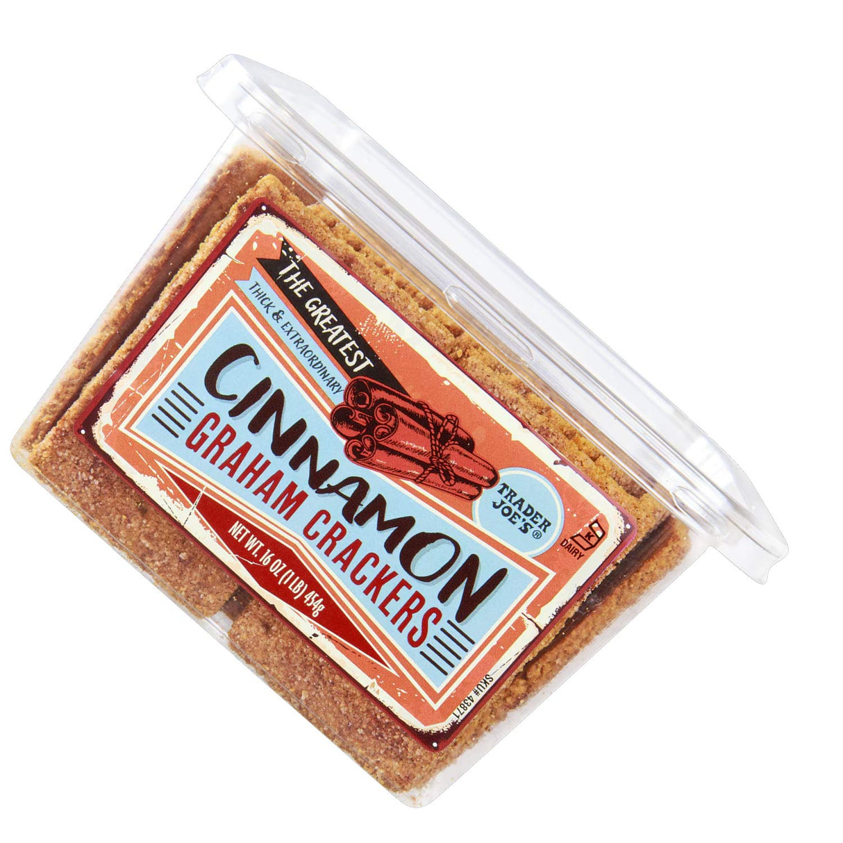 Trader Joe’s Cinnamon Graham Crackers Perfect for Snacking16 Oz