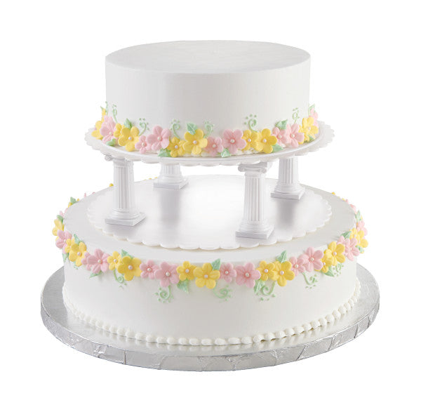 Wilton White Scalloped Edge Separator Plate – 12 Inch