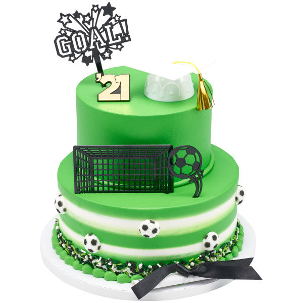 Graduation Diploma with Black Ribbon Layon Cake - 24 toppers