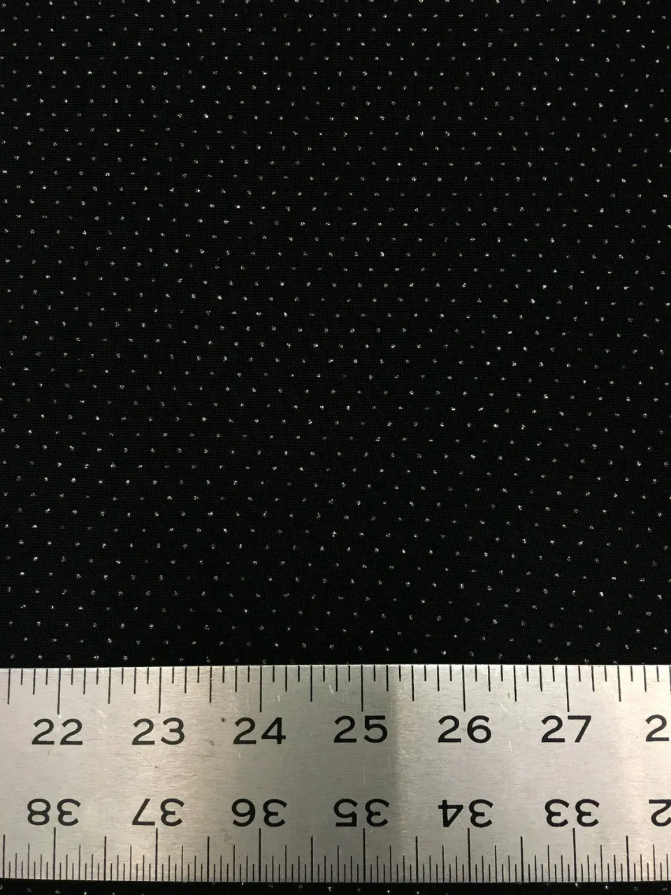 Acetate Spandex Slinky Fabric - Gold Glitters Design, 52" Width
