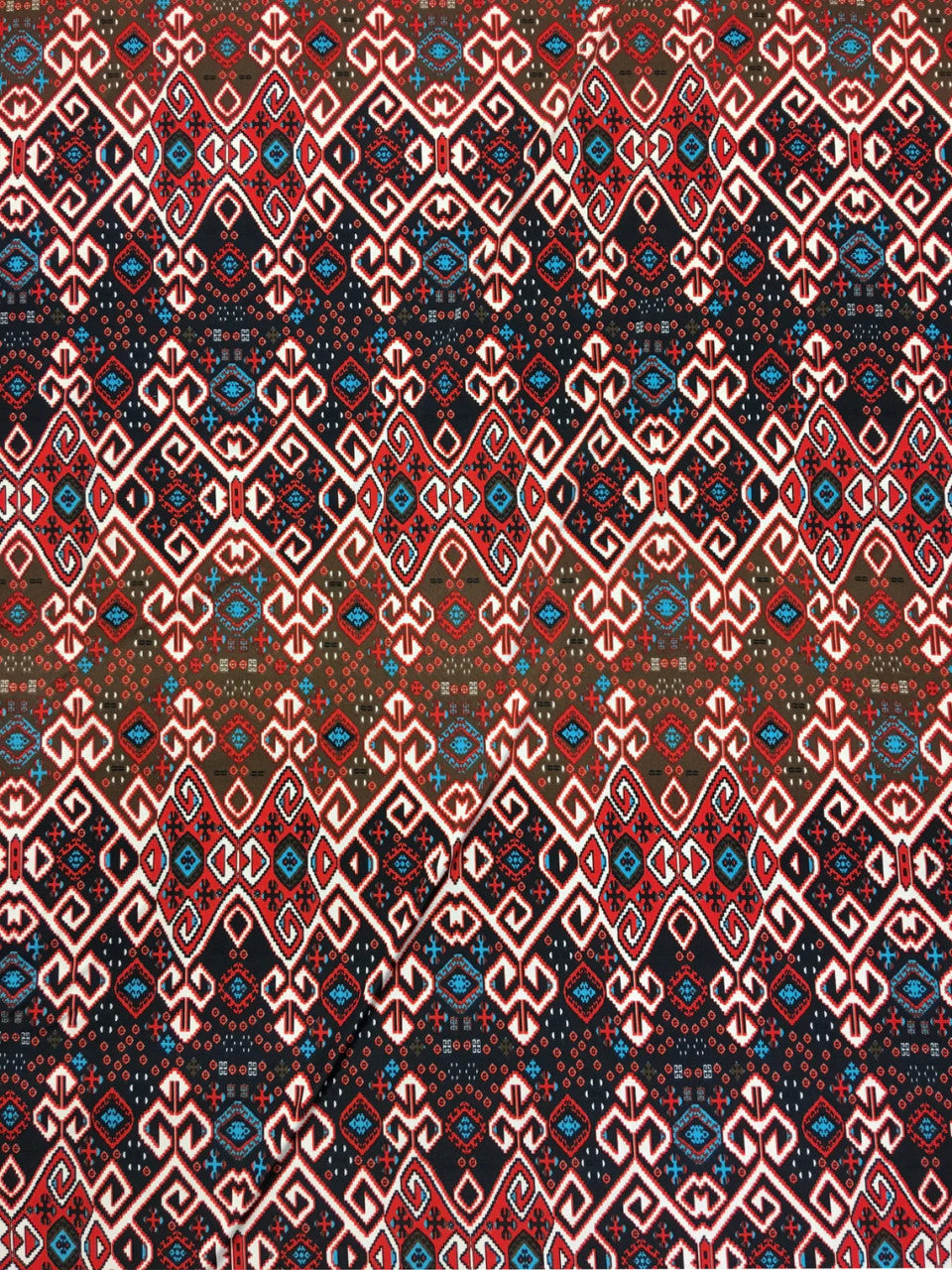 Polyester Spandex Fabric - Geometric Design, 58-60" Width