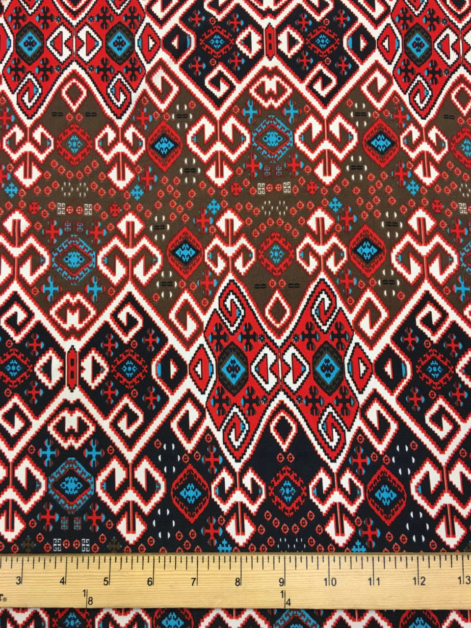 Polyester Spandex Fabric - Geometric Design, 58-60" Width