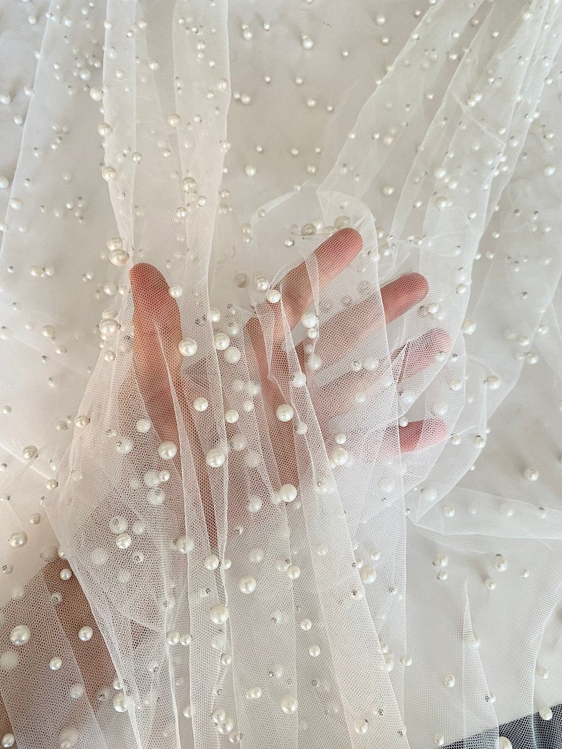 Pearl Tulle Off White