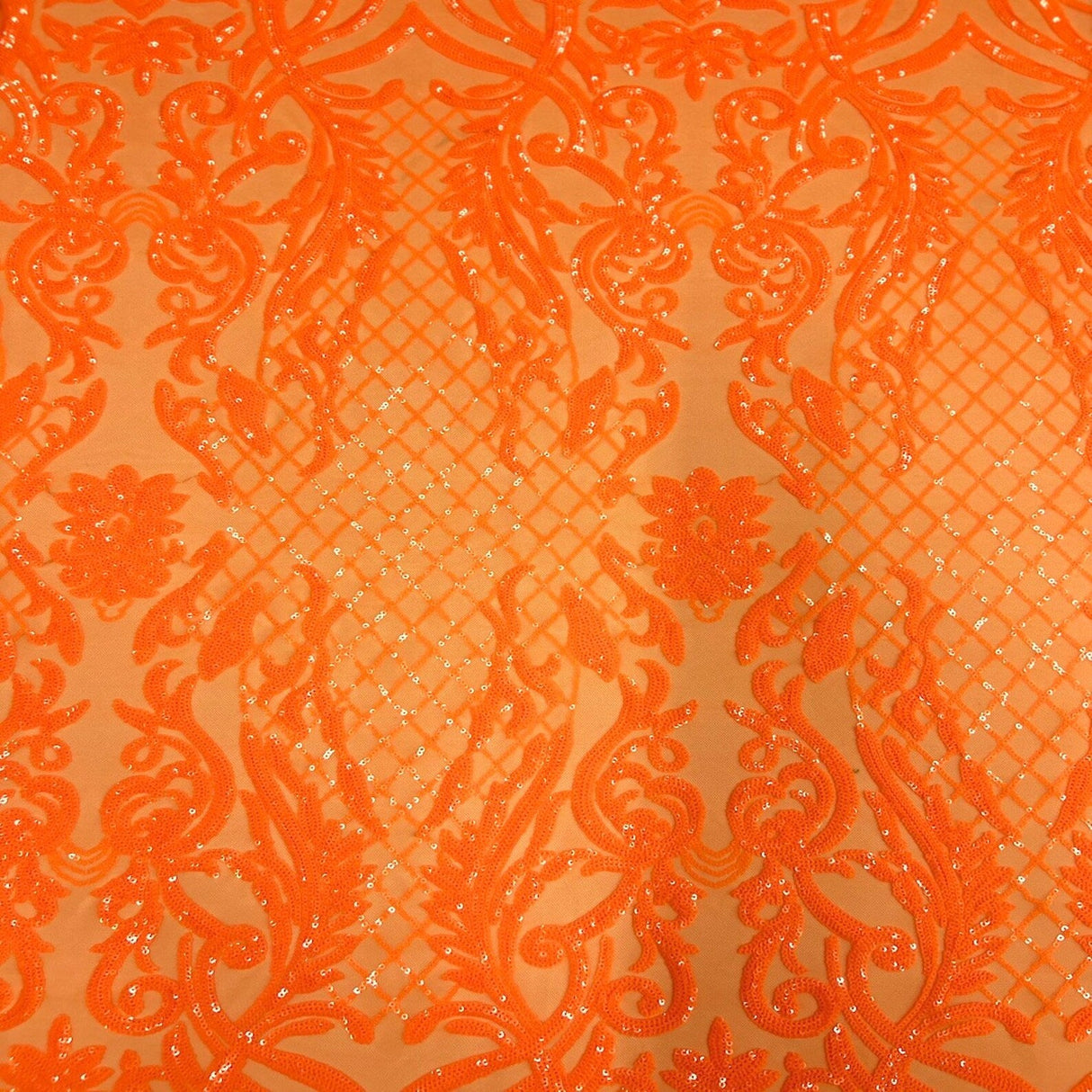 Stretch Sequins Fabric Luna Sequin Mesh