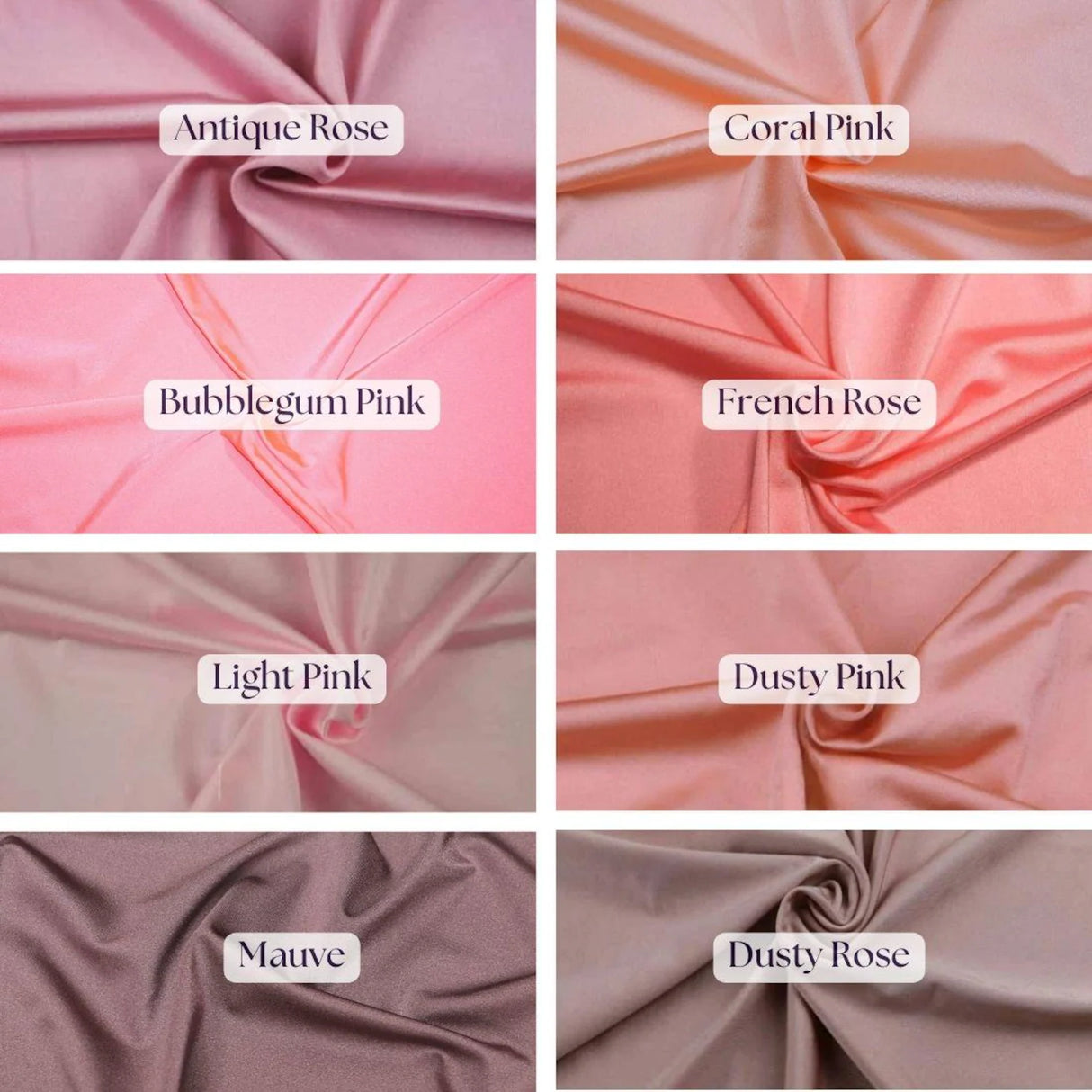 1 Yard Coral Pink Shiny Milliskin Nylon Spandex 4-Way Stretch Fabric 60" Width